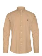 Polo Ralph Lauren Slim Fit Stretch Poplin Shirt Beige