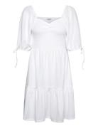 Bubbleroom Smock Short Dress Vit
