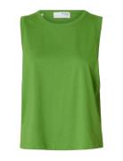 Selected Femme Slfessential Sl Boxy Tank Top Noos Grön
