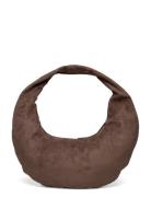 Gina Tricot Fake Suede Circle Bag Brun