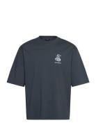 HAN Kjøbenhavn Snake Logo Over D Tee Grå