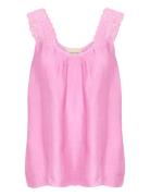 Cream Crlinga Top Rosa