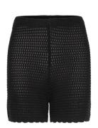 Gina Tricot Knitted Crochet Shorts Svart