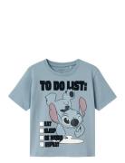 Name It Nmmjudd Stitch Nreg Ss Top Wdi Blå