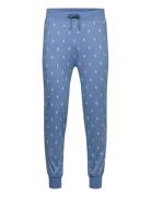 Polo Ralph Lauren Allover Pony Cotton Jersey Sleep Jogger Blå