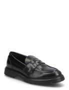 Bianco Biagil Penny Loafer Coin Polido Svart