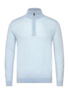 GANT Extrafine Merino Wool Half Zip Blå