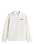Tommy Hilfiger Script Pique Rugby Swtshrt Vit