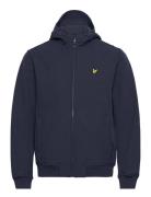 Lyle & Scott Fleece Back Softshell Jacket Marinblå