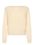 Lauren Ralph Lauren Cotton-Blend Dolman-Sleeve Sweater Kräm