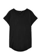 Vero Moda Vmbella Ss Top Wvn Noos Svart