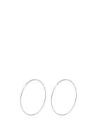 Pilgrim Raquel X-Large Recycled Hoop Earrings Silver