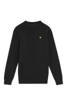 Lyle & Scott Cotton Crew Neck Jumper Svart