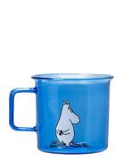 Muurla Moomin Glass Mug Moomin Blå
