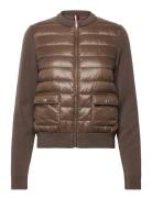 Tommy Hilfiger Ul Padded Reg Knit Mix Jacket Brun