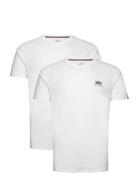 Alpha Industries Basic T Small Logo 2 Pack Vit
