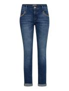 MOS MOSH Mmnaomi Ricamo Jeans Blå