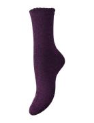 Pieces Pcsebby Glitter Long Socks Noos Bc Lila