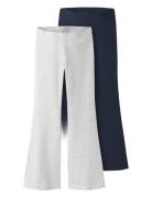 Name It Nkfvivii 2P Pant Ln Grå