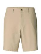 Selected Slhregular-Karl Seersucker Shorts Beige