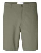 Selected Slhregular-Karl Seersucker Shorts Grön