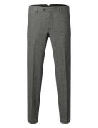 Selected Slhslim-Reed Wool Trs Grå
