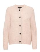 Selected Slflulu Ls Knit Short Cardigan B Noos Rosa