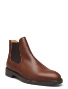Selected Slhblake Leather Chelsea Boot Noos Brun