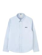 BOSS Long Sleeved Shirt Blå