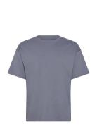 Weekday Great Boxy Heavyweight T-Shirt Blå