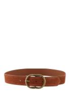 Pieces Pclaura Suede Jeans Belt Fc Brun