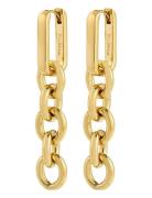 Pilgrim Phase Earrings Gold-Plated Guld