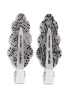 SUI AVA Wavy Oak Clip // 2 Pcs Grå