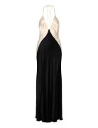 Bardot Yve Contrast Halter Dress Svart