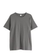 Lindex T Shirt Regular Solid Grå