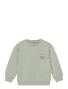 Daily 7 Sweater Backprint Grön