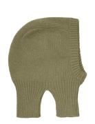 CeLaVi Balaclava - Knitted Khaki Green