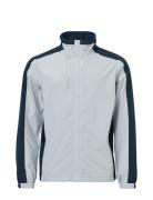 Abacus Mens Links Stretch Rainjacket Grå