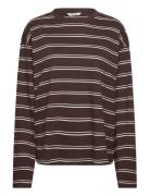 Monki Long Sleeve Top Brun