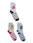 Marvel Chaussettes Grå