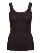 Rosemunde Rwbabette Silk Sl Deep Back Lace To Brun