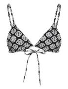 GANT Monogram Print Triangle Top Svart