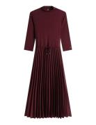 Tommy Hilfiger Slim 5X2 Rib Mix Midi Drs Burgundy