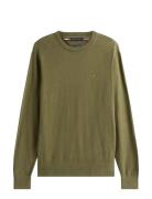 Tommy Hilfiger Pima Org Ctn Cashmere Crew Neck Khaki Green