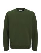 Jack & J S Jjebradley Sweat Crew Noos Khaki Green