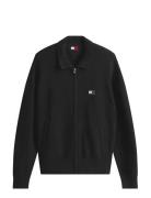 Tommy Jeans Tjm Rlx Tnl Badge Fz Sweat Svart