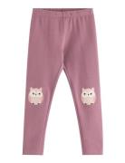 Lindex Leggings Med Föret Innside Rosa