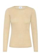 Saint Tropez Garimasz Wool Ls Blouse Beige
