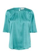 Kaffe Kalinda Flared Blouse Blå