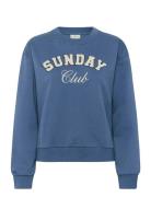 Kaffe Kaelenora Sweatshirt Blå